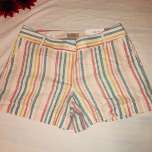 Loft outlet Striped shorts